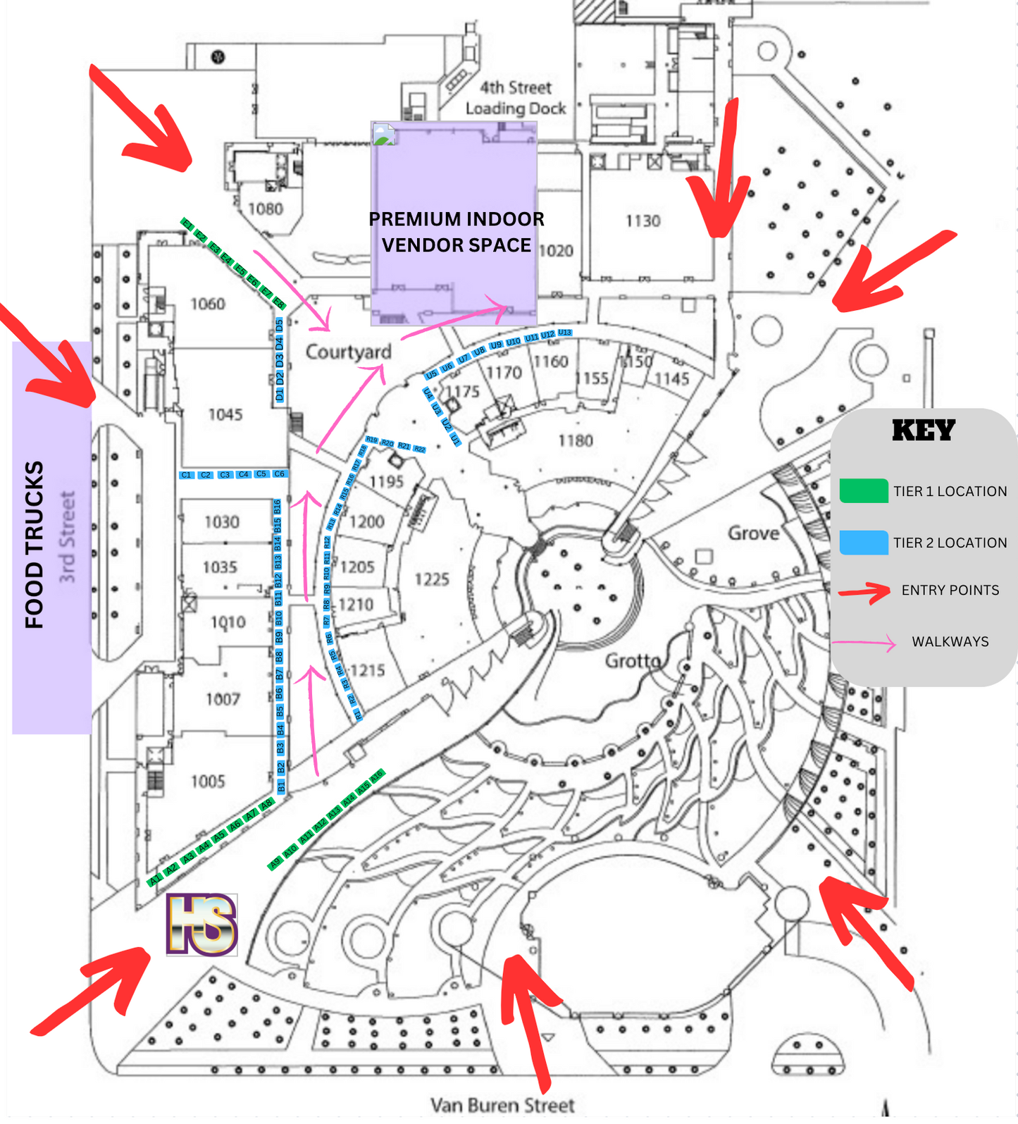 Tier 1 Location (outside)